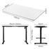 Levede Motorised Standing Desk Adjustable 140cm White 1000x 1MM-1864183330128400386