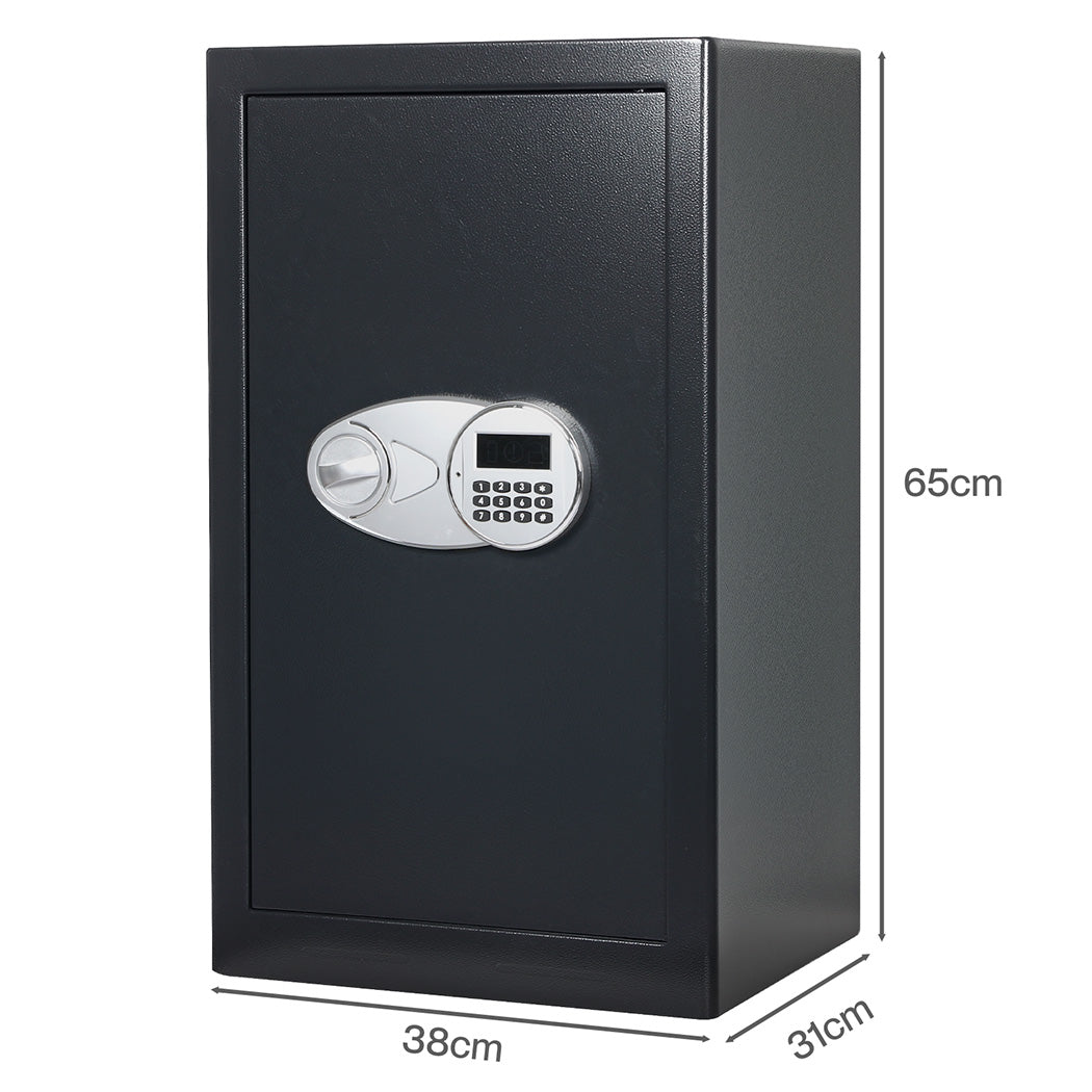 Levede 85L Safe Fireproof Security Box Home Office Cash Lock Deposit Password-2050056787201232898