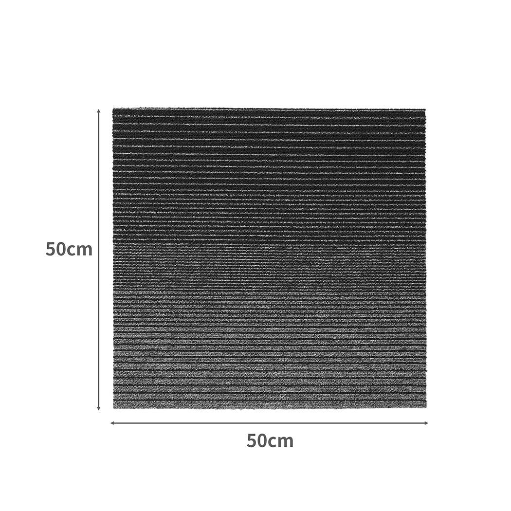 Marlow 20x Carpet Tiles 5m2 Box Heavy Black-2018816861713600514