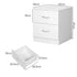 Levede Bedside Table Side Table 2 Drawers Storage Nightstand Bedroom Cabinet-2050056780662312962