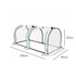 Lambu Mini Greenhouse Dual Zone PE Cover Tunnel Frame for Garden Transparent-2109799597935890435