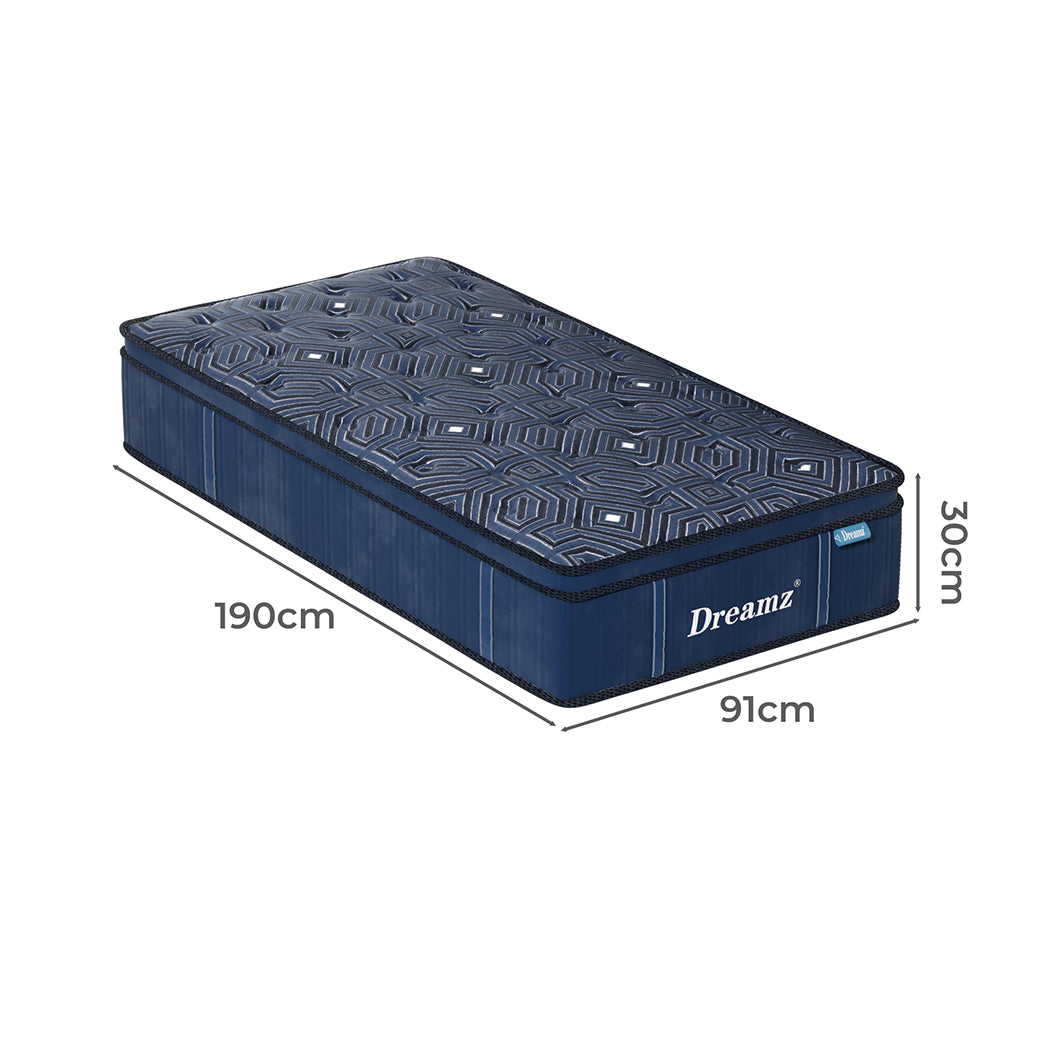 DreamZ Spring Mattress Euro Top All Sizes 30CM-2029387248180531202