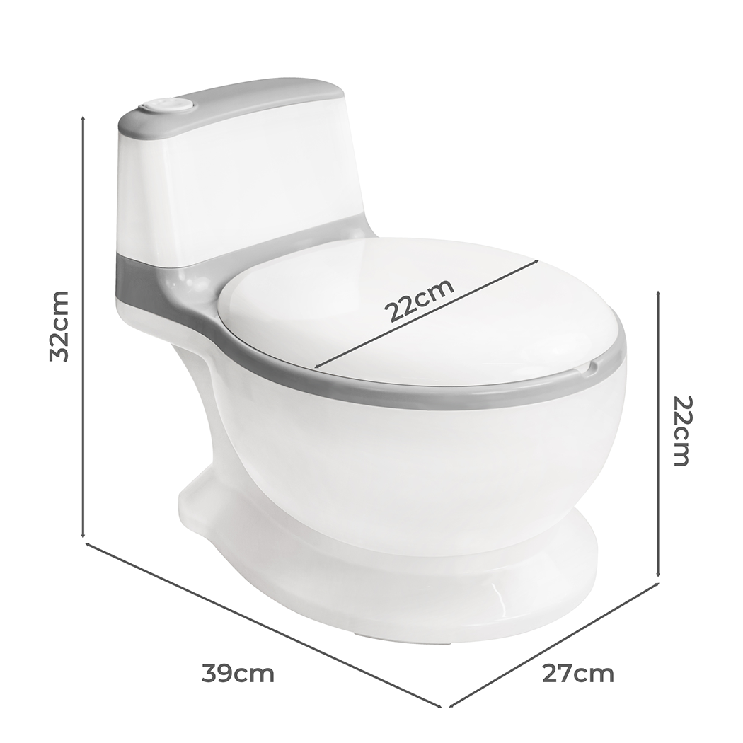 BoPeep Kids Potty Trainer Seat Safety Grey-2029387267306557442