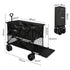 Lambu Folding Wagon Cart Double Shelves-2006732894810279938