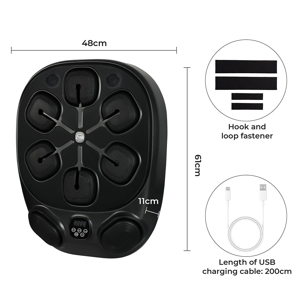 Centra Smart Music Boxing Machine Wall Mounted Black-1942353722852118530