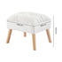 Levede Accent Ottoman Chair Footstool-2018816847268417538