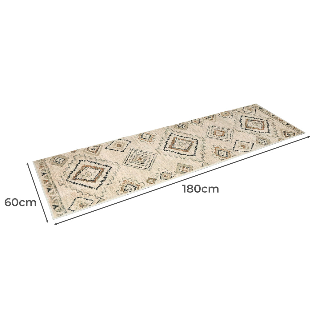 Marlow Floor Rug Hallway Runner Washable 180X60cm-2018816760140140546