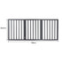 Wooden Pet Gate Dog Fence Retractable Grey 2000x 3MM-2029387225204133890