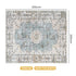 Marlow Floor Rug Short Pile Washable Vintage Carpet Soft Plush Non Slip 200x230-1937319789240389634
