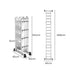 Traderight Multi Purpose Ladder Aluminium-2018816831023878146