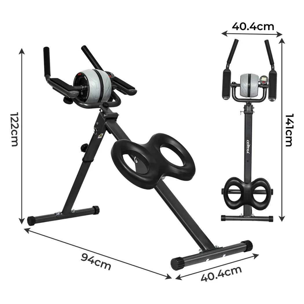 Centra Folding Ab Machine Roller Wheel Workout Mat-2018816866780319746