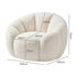 Levede Bean Bag Chair Faux Rabbit Fur Floral Shaped Reading Sofa Chair White-2109799585139068931