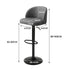 Levede Rolling  Bar Stool-1894516759415885826