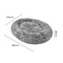 TheNapBed Memory Foam Pet Bed Grey Charcoal-1864184560355512322
