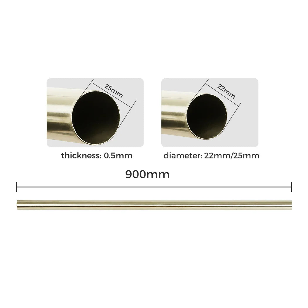 Marlow Curtain Rod Steel Quiet Rail Pole Set-2018816762262458370