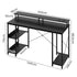 Levede Gaming Desk Computer Table Monitor Shelf 140cm-2050056910996115458