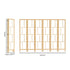 Levede 6 Panel Room Divider 170cm Freestanding Screen-2006733395052335106
