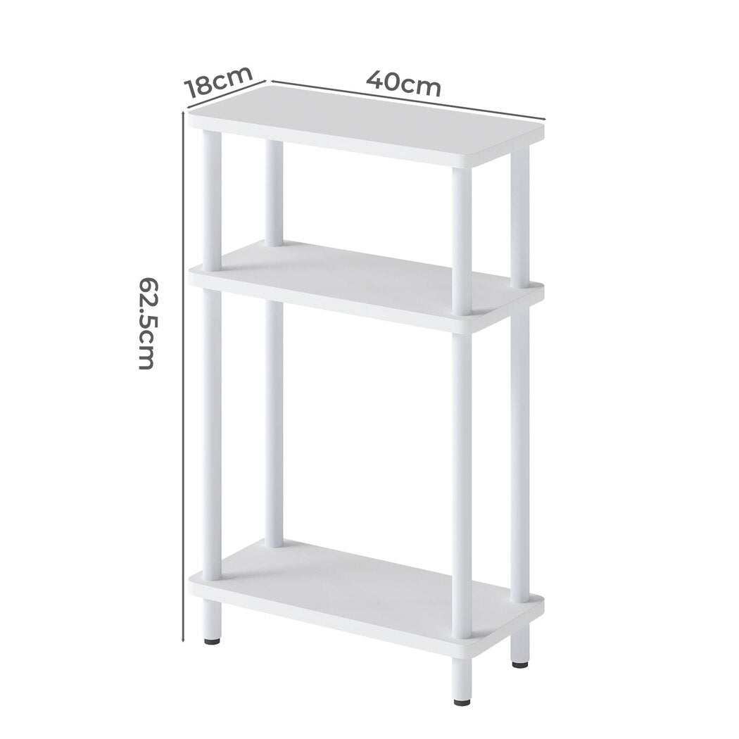 Levede Modern Side Table 3‑Tier Storage Bedside Table-2050056751964884994