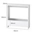 Levede Side Table with Magazine Rack Small End Table-2029387218279337986