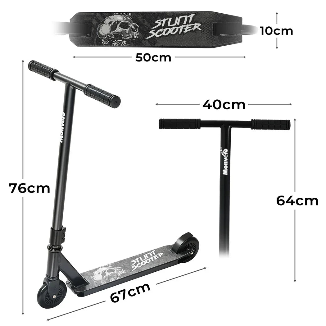 Monvelo Stunt Scooter Kids 360� Freestyle Tricks Ride-2006732792112746498