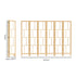 Levede 6 Panel Room Divider 170cm Freestanding Screen-1973194197183893506