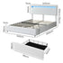 Levede Double Bed Frame RGB LED PU 4 Drawer USB-2006732834257113090