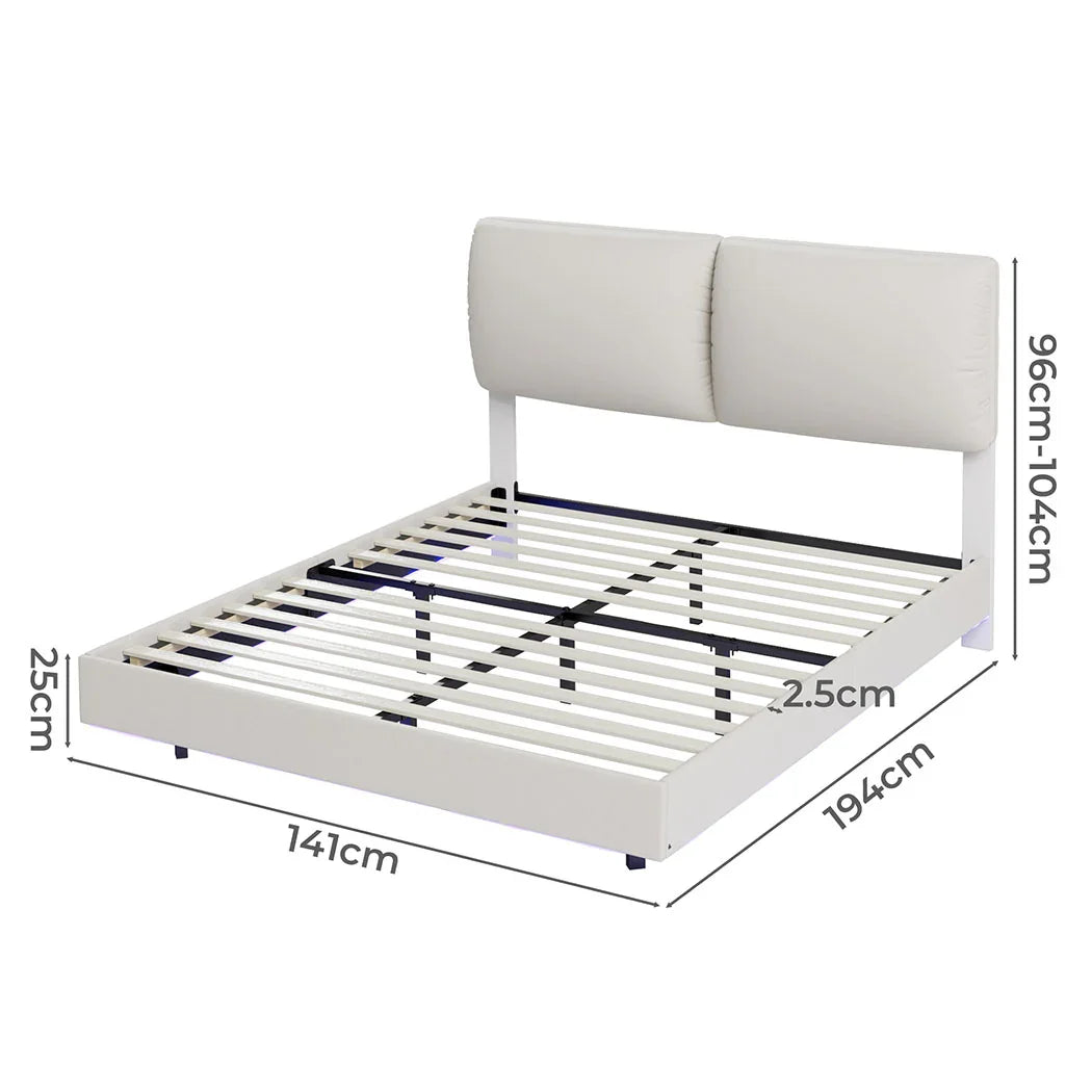 Levede Double Floating Bed Frame-2029387197903409154