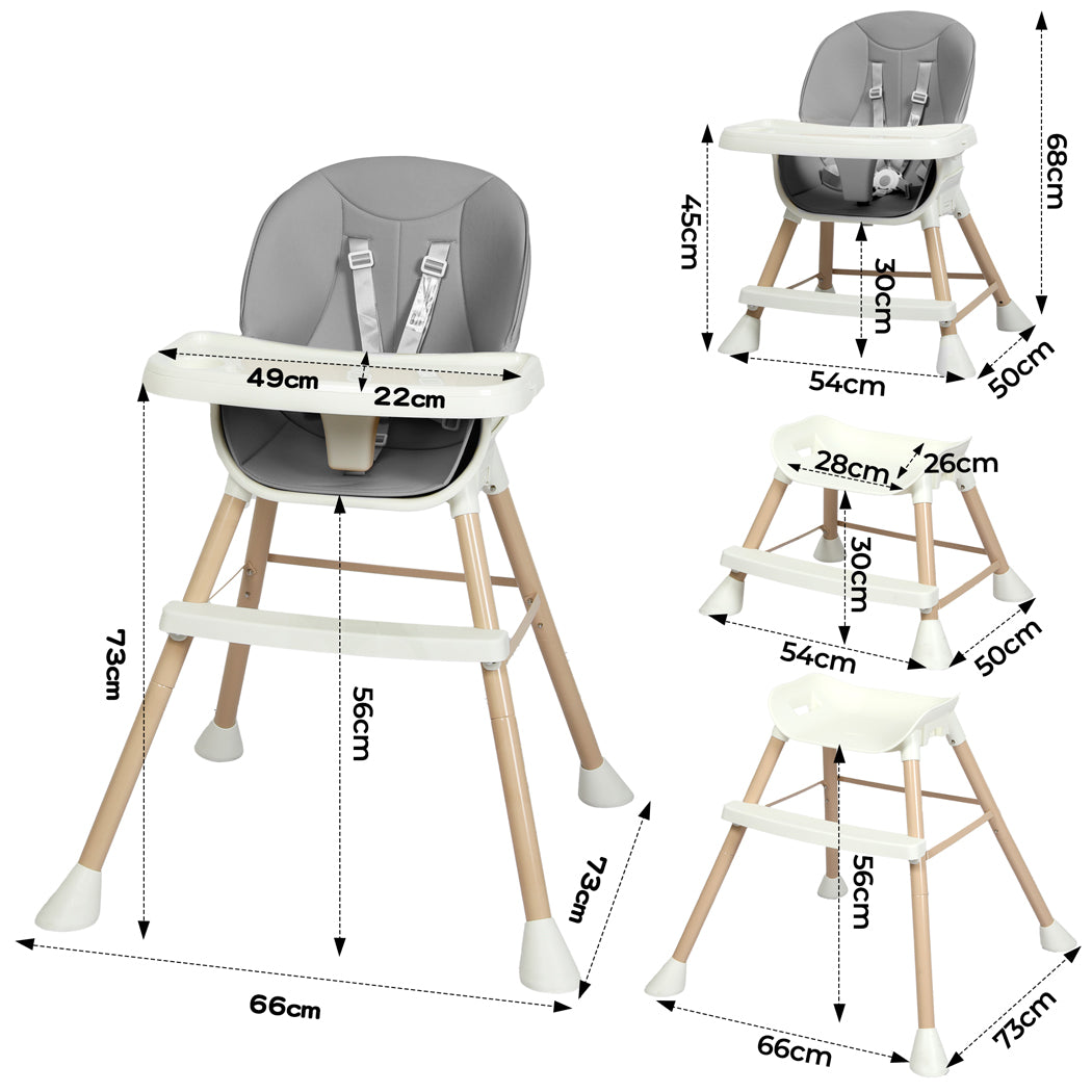 Bopeep 6-In-1 Baby High Chair-1894516768483971074