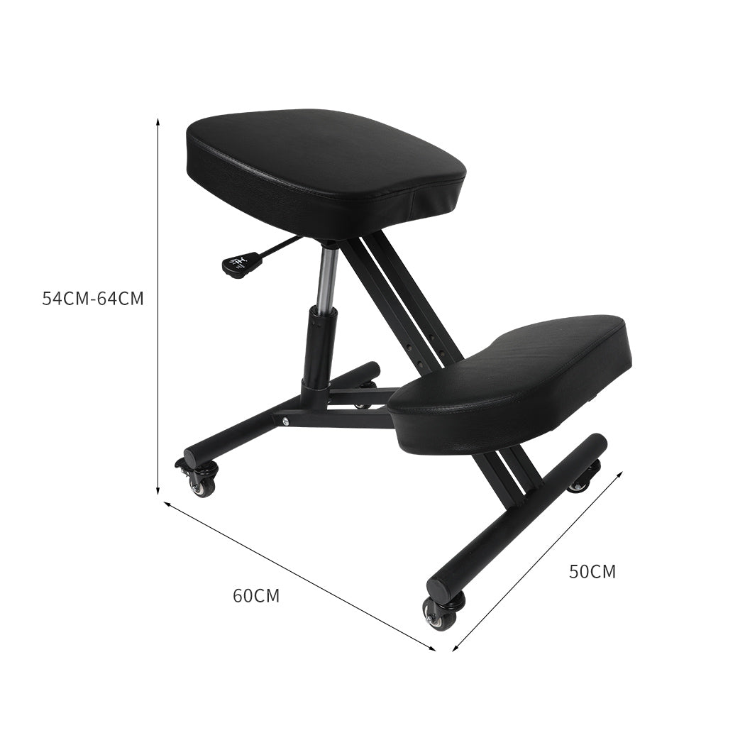 Levede Kneeling Chair Computer Ergonomic Black-1864183318107525122