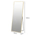 Yezi Rectangular Full Length Mirror 165x60cm Gold Standing Floor Wall Leaning-2050059008483659778