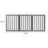 Wooden Pet Gate Dog Fence Retractable Grey 2000x 3MM-1864184509570879490