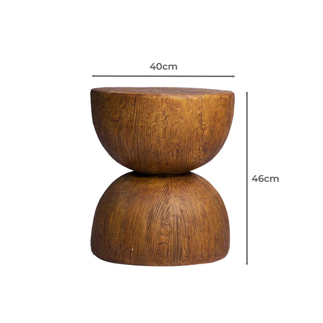 Levede Side Table Terrazzo Coffee Tables Oak-1942353404760297474