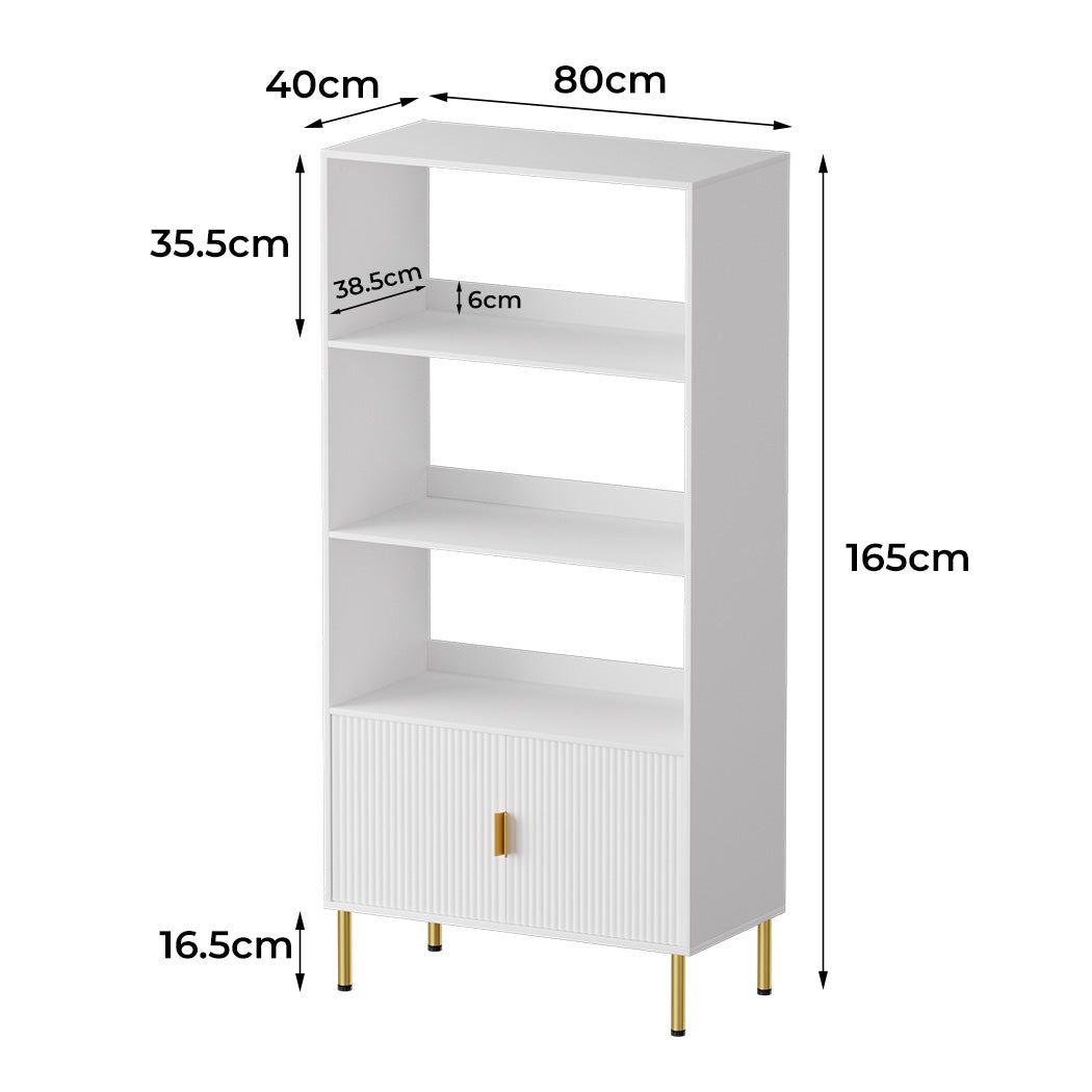 Levede Display Shelf 3 Tier Bookshelf-1894516760032448514