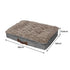 PaWz Dog Calming Bed Pet Cat Removable M Khaki Medium-2029387224478519298