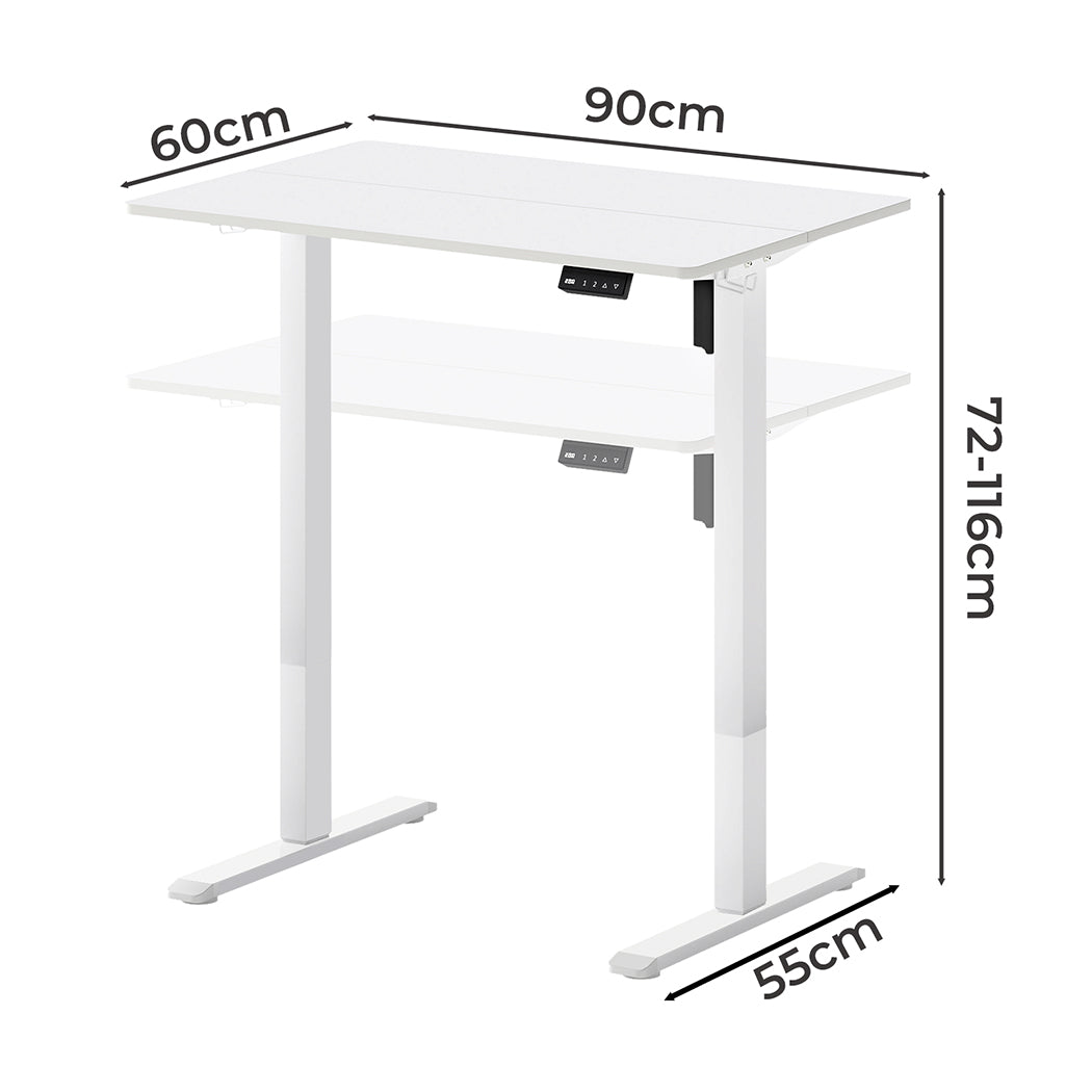 Levede Electric Standing Desk Height Adjustable 90cm-2050056895405887490