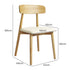 Levede 2x Dining Chairs Kitchen Chair Natural-1864183288890003458