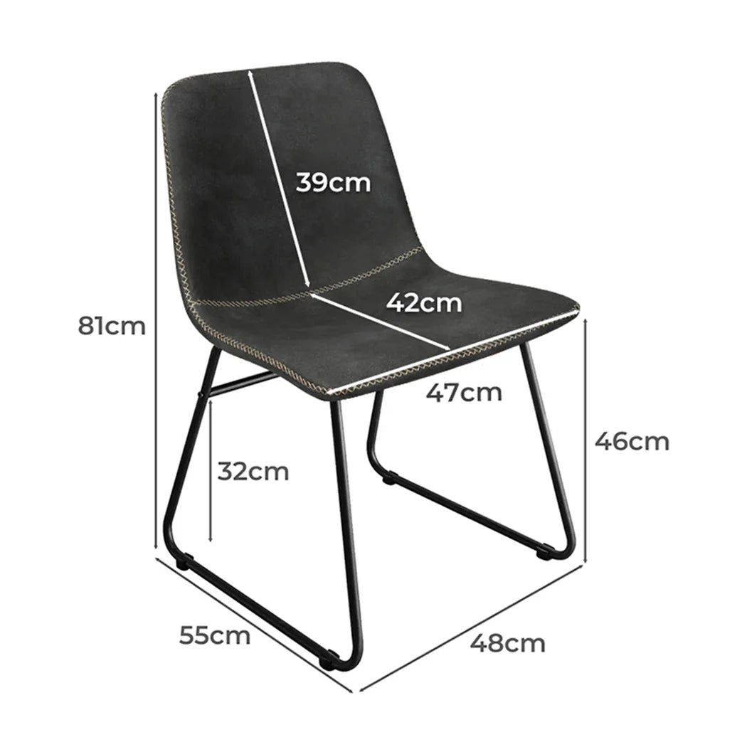 Levede 4x Dining Chairs Kitchen Table-2006732732427800578