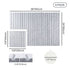 Levede Cork Boards Alternative Photo Display Board 6 Pcs 30cmx30cm Coustic Grey-2050059006482976770