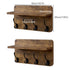 Levede Wall Mounted Coat Rack 2 Pcs Entryway Organizer Storage Rack Shelf Hooks-2061251860060311554