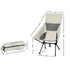 Levede Camping Chair Folding Outdoor Large Beige-1864184454625497090