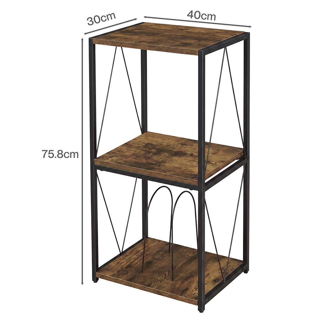 Levede Record Player Stand Vinyl Storage Cabinet LP Rack Turntable Shelf Retro-2072893554530848770