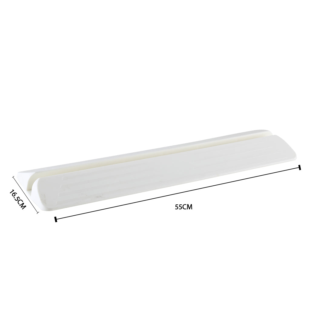 Levede Baby Safety Gate Adjustable Pet White Ramp-1864183162494652418
