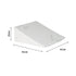 DreamZ Bedding Wedge Pillow Memory Foam White 25-2006733151006756866