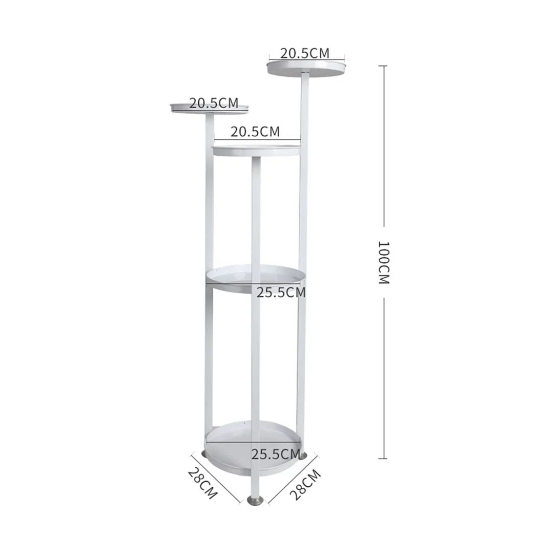 Levede Plant Stand Outdoor Indoor Flower White Medium-2006732929799163906