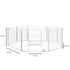 PaWz 8 Panel 24'' Pet Dog Playpen Puppy White 24 inch-2006733296003846146