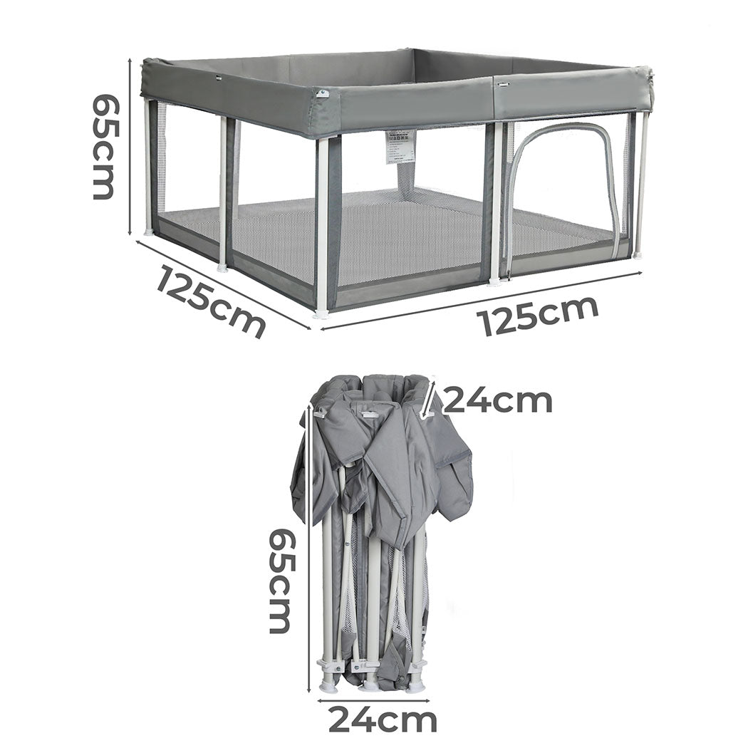 Bopeep Kids Playpen Foldable 125X125-1950770000696578050