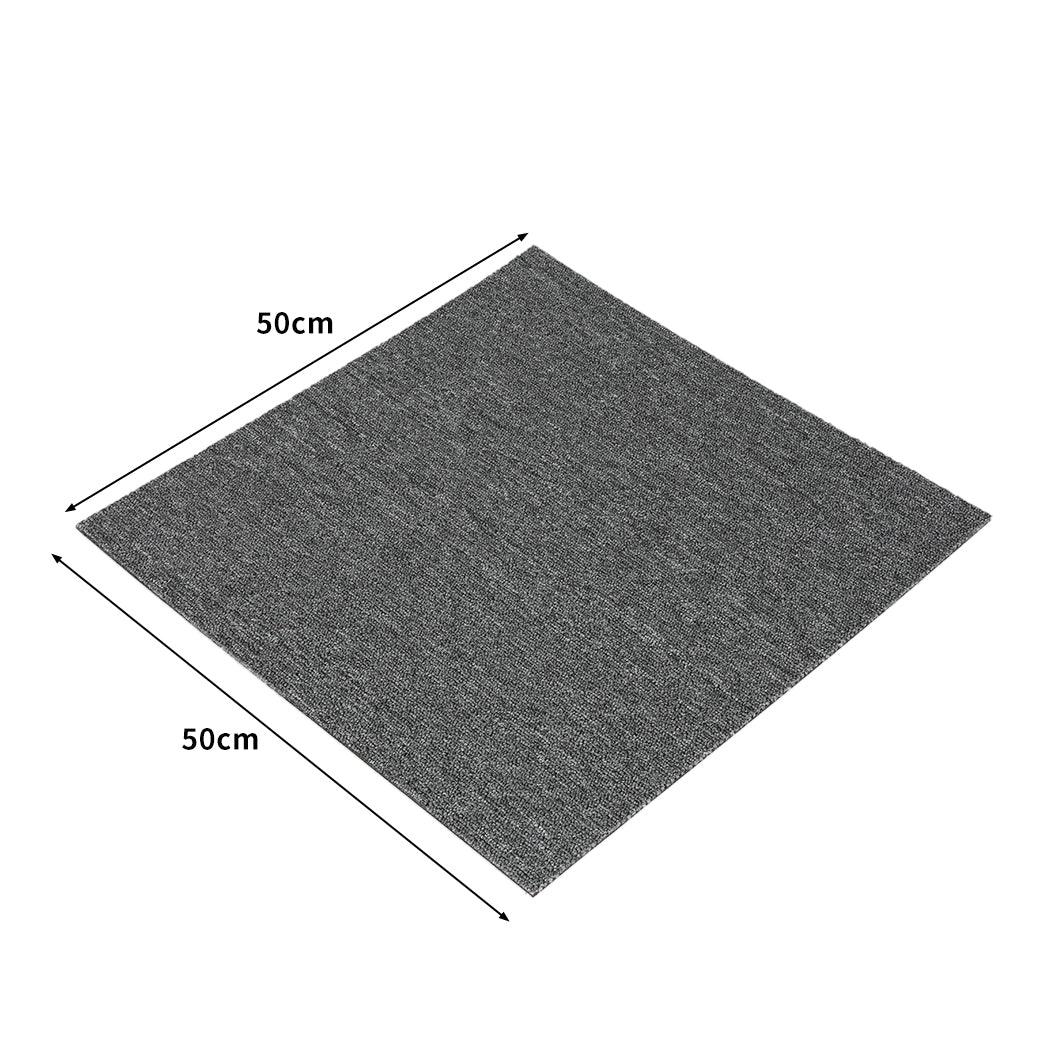 Marlow 20x Carpet Tiles 5m2 Box Heavy Grey-2018816862242082818