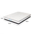 Dreamz Pocket Spring Mattress HD Foam Double-2018816868399321090