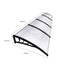 Mountview Window Door Awning Outdoor 1M X 4M Transparent 1x4M-1864184444194263042