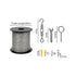 Traderight Wire Rope Kit 60M 2mm Stainless Steel Garden for Climbing Plants-2109799594773385219